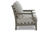 Visola Gray Lounge Chair with Cushion