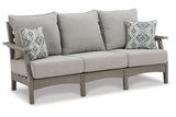 Visola Gray Outdoor Sofa with Cushion