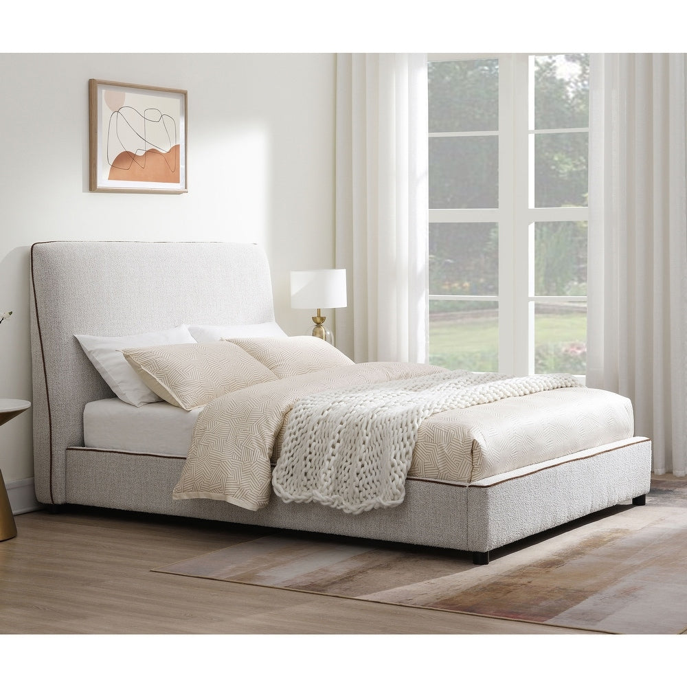 Pacifico Oat/Brown Bed Queen by Furniture of America at Eve Furniture