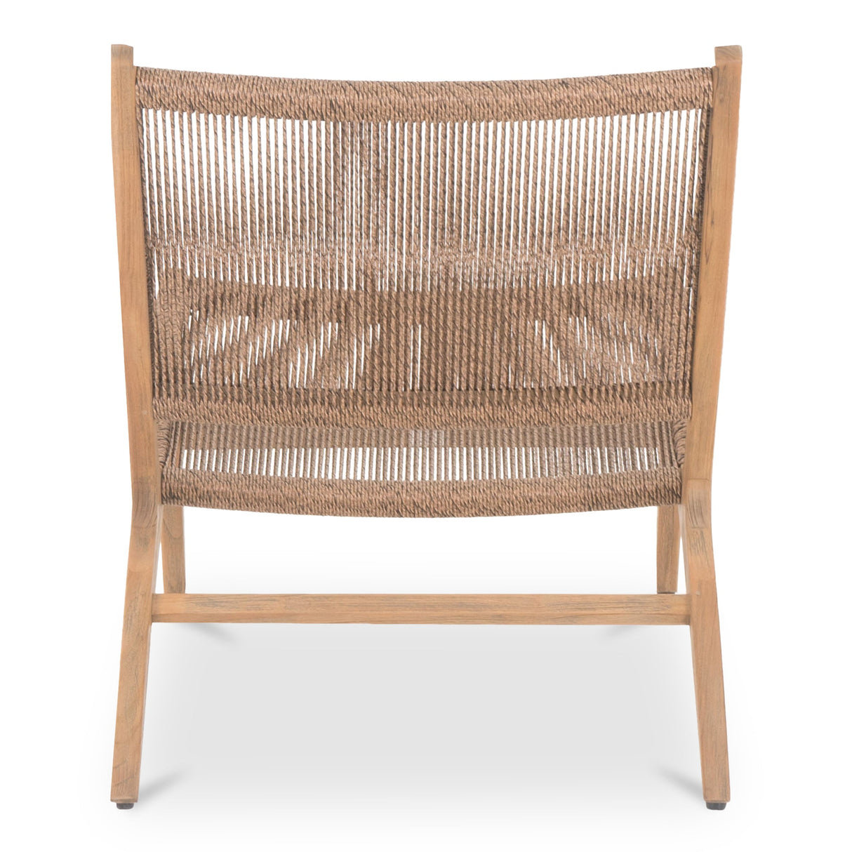 Palma Warm Brown Outdoor Lounge Chair by Moe's Home at Eve Furniture