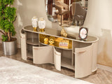 Paris Diningroom (Consol With Mirror & Dining Table & 6 Dining Chair)