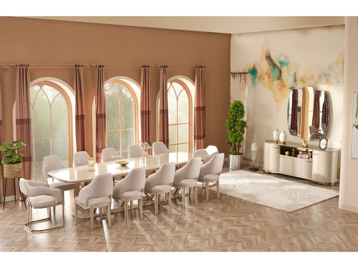 Paris Dining Table by Furnia at Eve Furniture