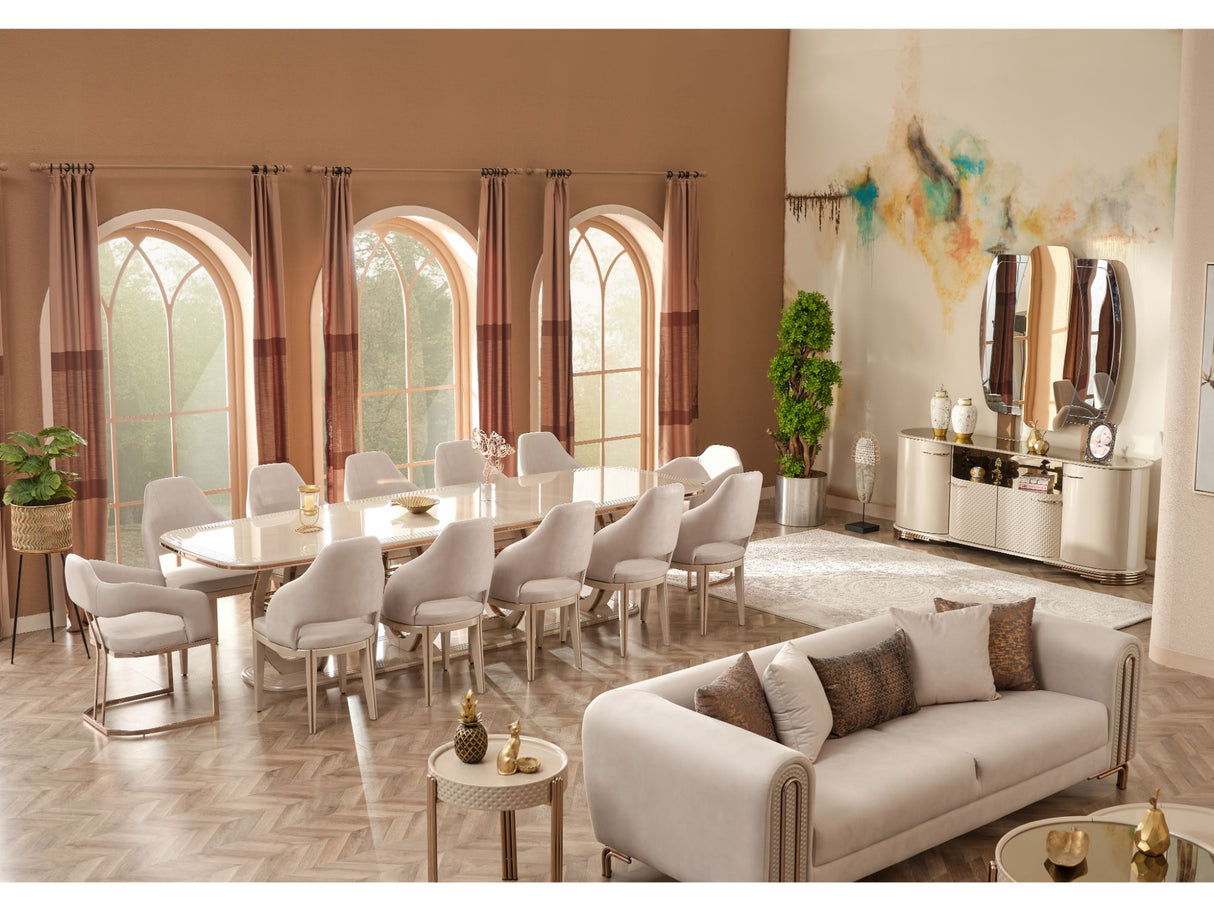 Paris Dining Table by Furnia at Eve Furniture