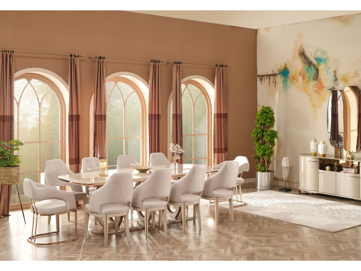 Paris Dining Table by Furnia at Eve Furniture