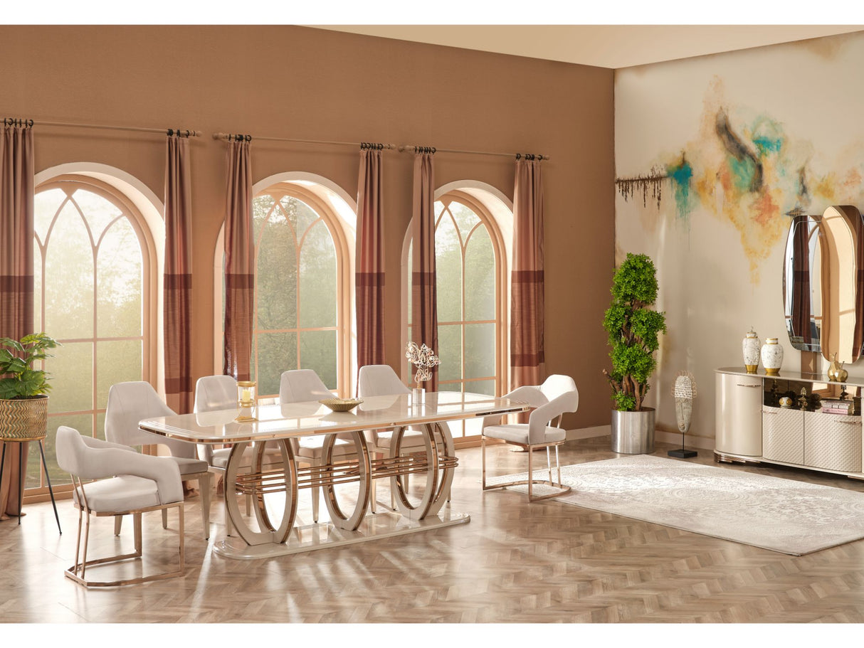 Paris Dining Table by Furnia at Eve Furniture