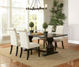 Parkins Espresso/White 5-Piece Traditional Rustic Dining Set by Coaster at Eve Furniture