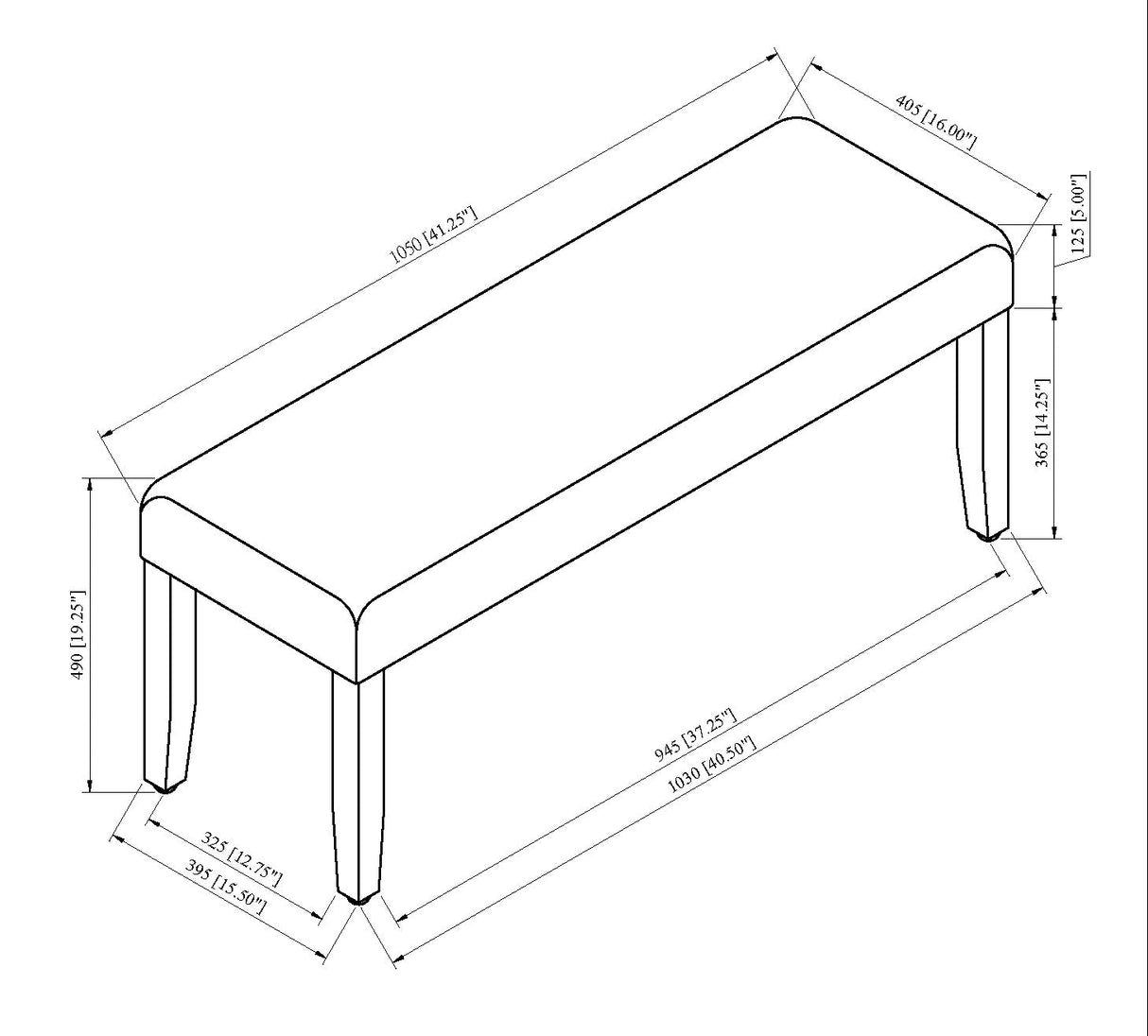 Parkside Dove Bench by Crown Mark at Eve Furniture