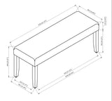 Parkside Dove Bench by Crown Mark at Eve Furniture