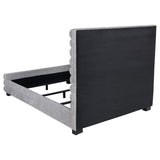 Patricia 58-inch Boucle Upholstered California King Bed Grey by Coaster at Eve Furniture