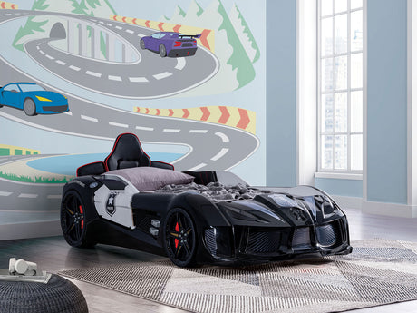 Patrolene Black/White Bed by Furniture of America at Eve Furniture