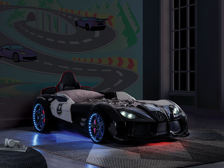 Patrolene Black/White Bed by Furniture of America at Eve Furniture