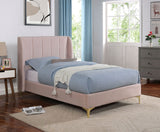 Pearl Light Pink Twin Bed by Furniture of America at Eve Furniture