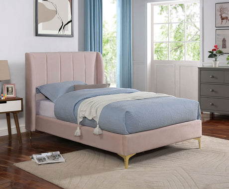 Pearl Light Pink Twin Bed by Furniture of America at Eve Furniture