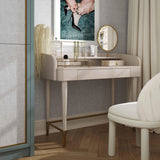 Penelope Performance Vegan Leather Wrapped Vanity Desk by TOV Furniture at Eve Furniture