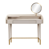 Penelope Performance Vegan Leather Wrapped Vanity Desk by TOV Furniture at Eve Furniture