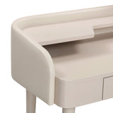 Penelope Performance Vegan Leather Wrapped Vanity Desk by TOV Furniture at Eve Furniture