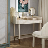 Penelope Performance Vegan Leather Wrapped Vanity Desk by TOV Furniture at Eve Furniture
