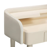 Penelope Performance Vegan Leather Wrapped Vanity Desk by TOV Furniture at Eve Furniture