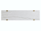 Perth White Marble Top Sofa Table by Steve Silver at Eve Furniture