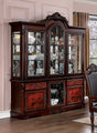 Picardy Brown Cherry Hutch & Buffet by Furniture of America at Eve Furniture