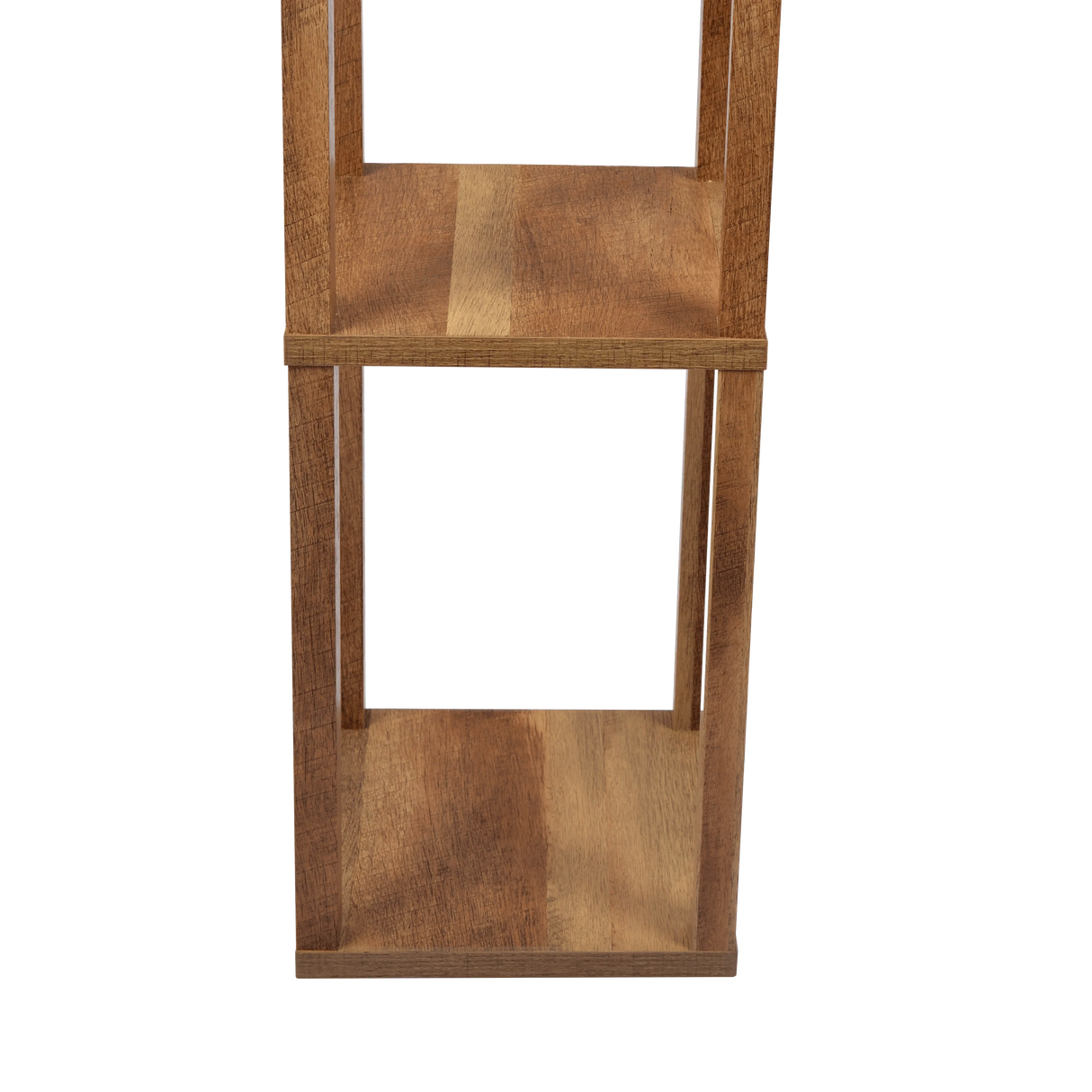 Pinnacle Shelf Floor Lamp For Bedroom/Living Room, Natural Wood with Long Shade by Ashcroft Furniture at Eve Furniture