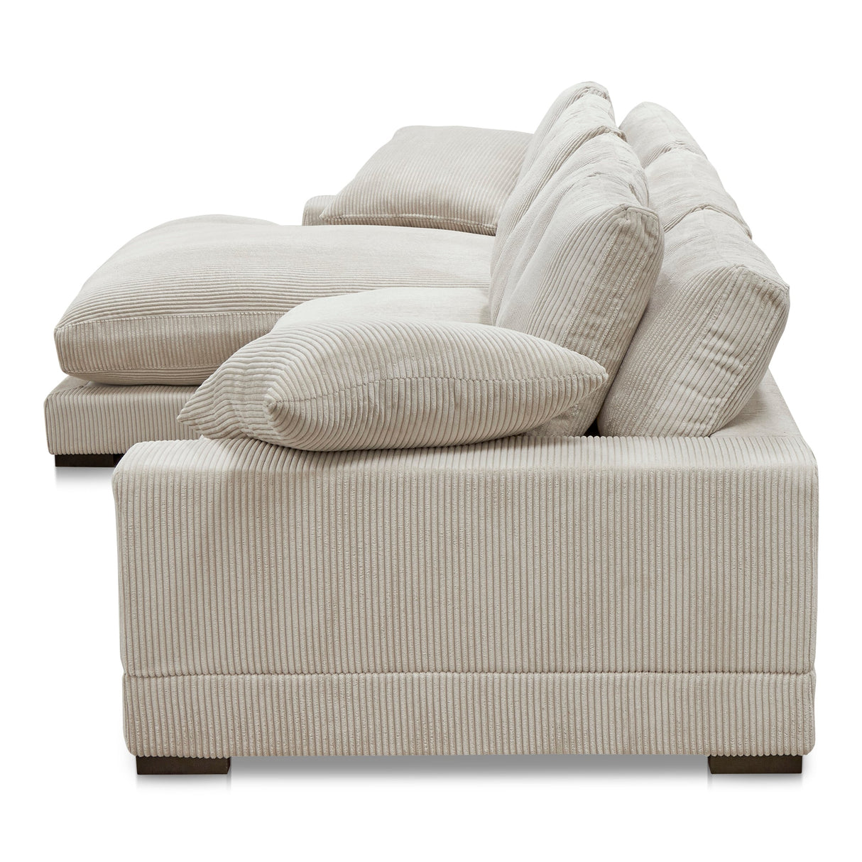 Plunge Cappuccino Large Sectional by Moe's Home at Eve Furniture