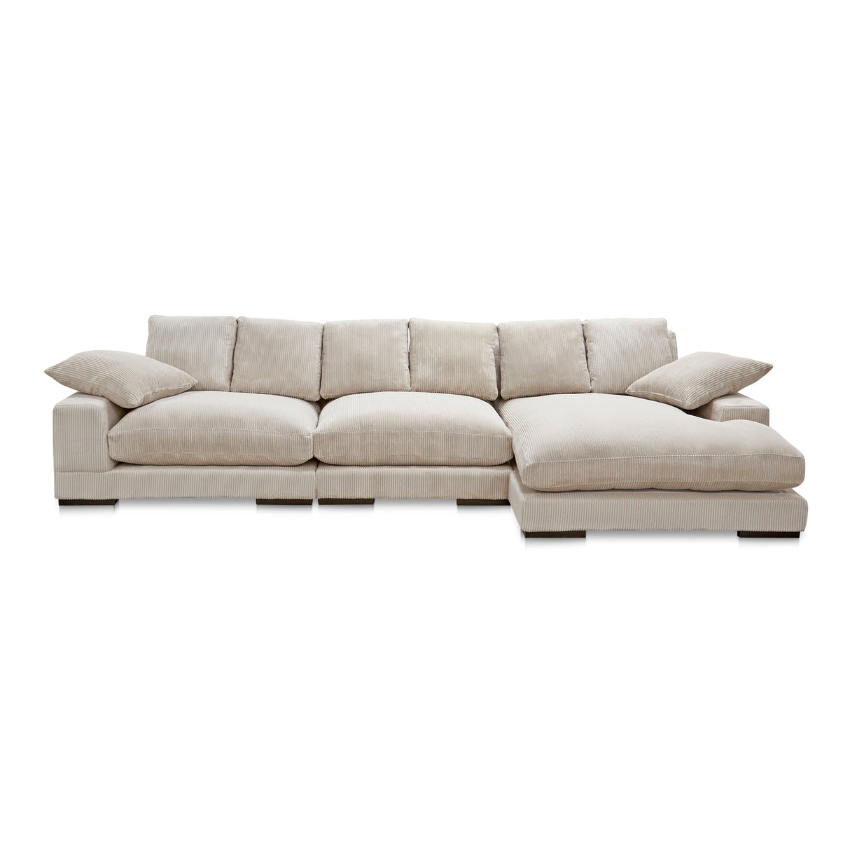 Plunge Cappuccino Large Sectional by Moe's Home at Eve Furniture