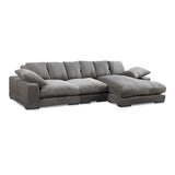 Plunge Charcoal Large Sectional by Moe's Home at Eve Furniture