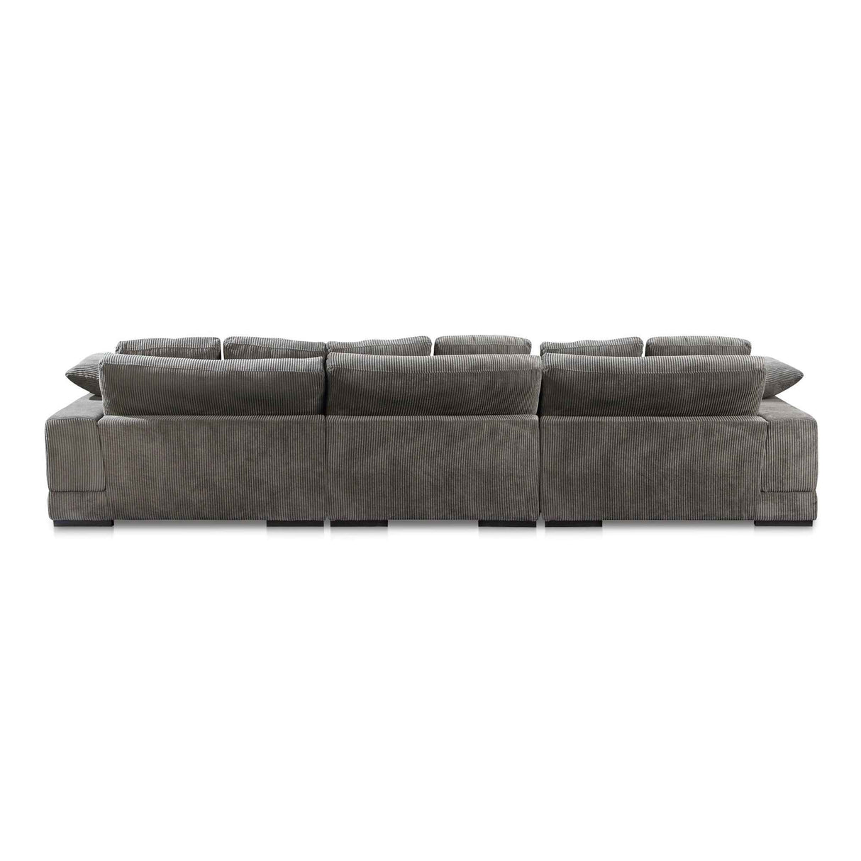 Plunge Charcoal Large Sectional by Moe's Home at Eve Furniture