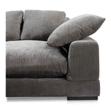 Plunge Charcoal Large Sectional by Moe's Home at Eve Furniture