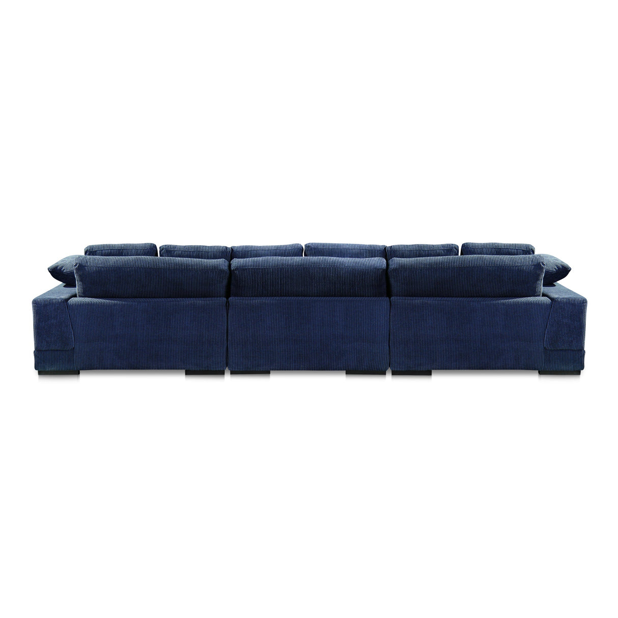 Plunge Navy Large Sectional by Moe's Home at Eve Furniture