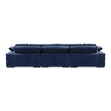 Plunge Navy Large Sectional by Moe's Home at Eve Furniture