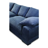 Plunge Navy Large Sectional by Moe's Home at Eve Furniture