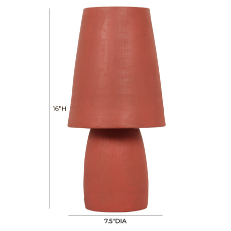 Porcini Terracotta Table Lamp by TOV Furniture at Eve Furniture