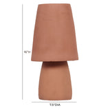 Porcini Terracotta Table Lamp by TOV Furniture at Eve Furniture