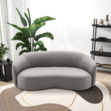Porter Grey PU Leather Sofa by Ashcroft Imports at Eve Furniture