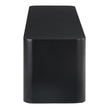 Post Black Large Dining Bench by Moe's Home at Eve Furniture