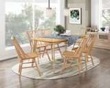 Pratter Natural Oak Dining Side Chair, Set of 2 by Homelegance at Eve Furniture