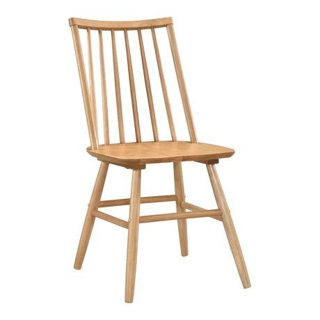 Pratter Natural Oak Dining Side Chair, Set of 2 by Homelegance at Eve Furniture