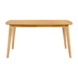 Pratter Natural Oak Dining Table by Homelegance at Eve Furniture