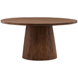 Praxton Dining Table, Brown by Dovetail at Eve Furniture