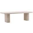 Prism Outdoor Dining Table, Ivory by Dovetail at Eve Furniture