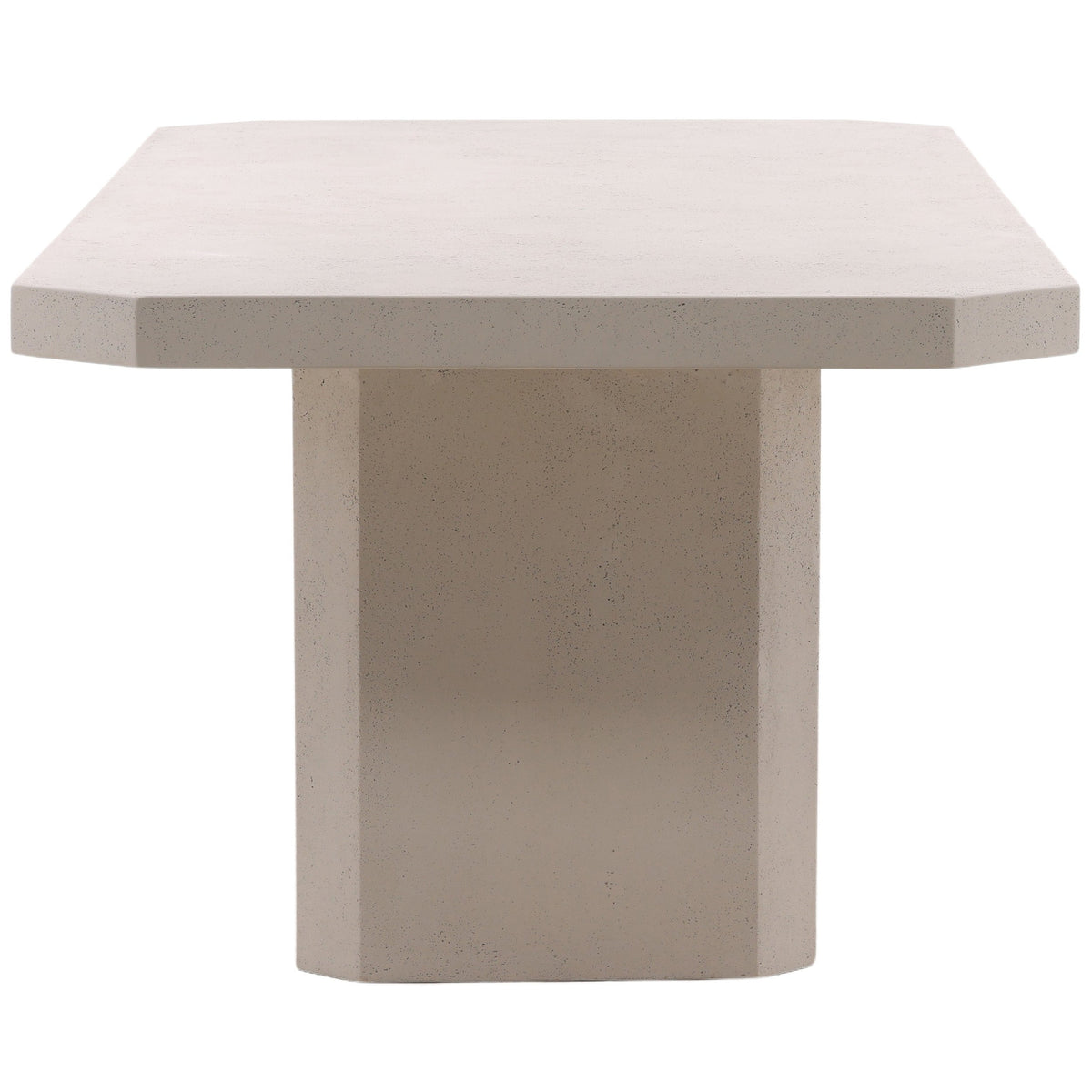 Prism Outdoor Dining Table, Ivory by Dovetail at Eve Furniture
