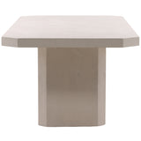 Prism Outdoor Dining Table, Ivory by Dovetail at Eve Furniture