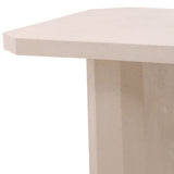 Prism Outdoor Dining Table, Ivory by Dovetail at Eve Furniture