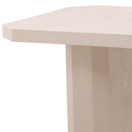 Prism Outdoor Dining Table, Ivory by Dovetail at Eve Furniture