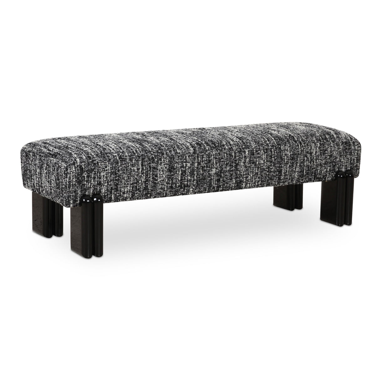Priya Black Bench by Moe's Home at Eve Furniture