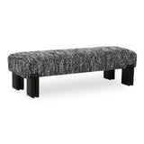 Priya Black Bench by Moe's Home at Eve Furniture