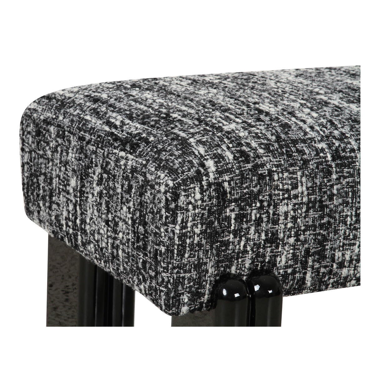 Priya Black Bench by Moe's Home at Eve Furniture