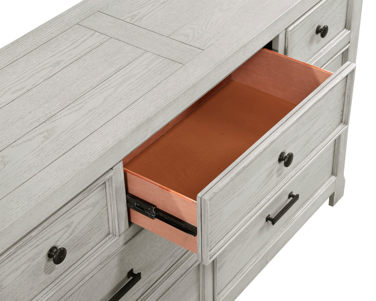 Providence Light Gray Dresser by Homelegance at Eve Furniture
